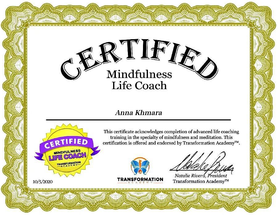 Mindfulness Life Coach